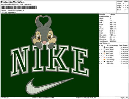 Nike Rabbit Thumper love