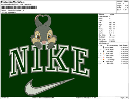Nike Rabbit Thumper love