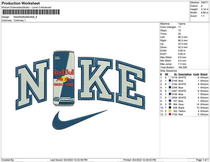 Nike RedBull bottle