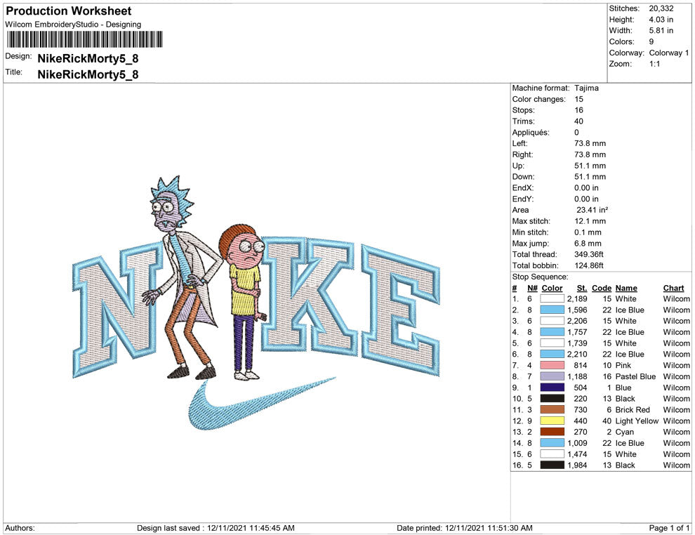 Nike Rick and Morty