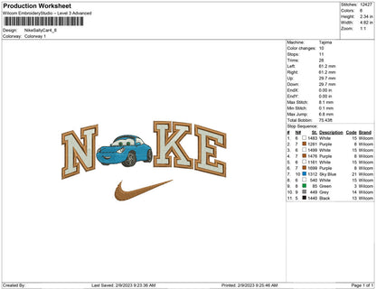 Nike Sally Car