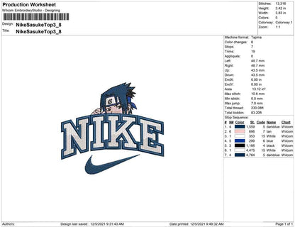 Nike Sasuke on top