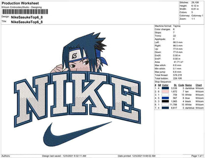 Nike Sasuke on top