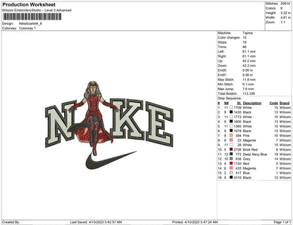 Nike Scarlet