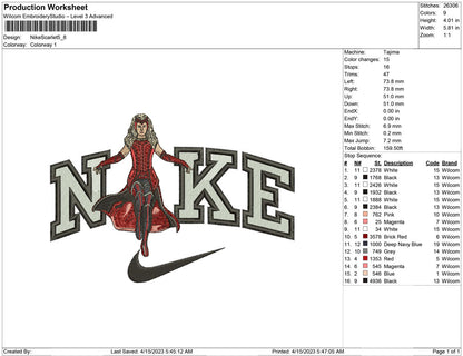 Nike Scarlet