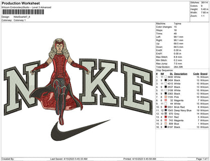 Nike Scarlet