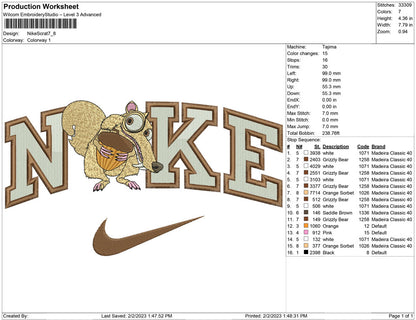 Nike Scrat