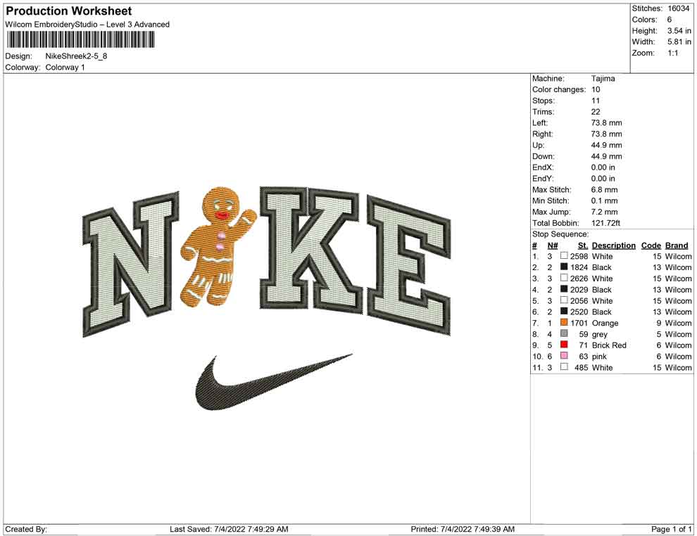 Nike Shreek 2 ginger