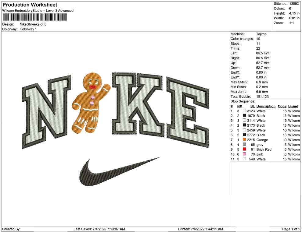 Nike Shreek 2 ginger