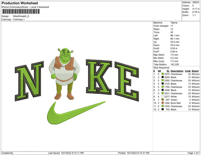 Nike Shrek