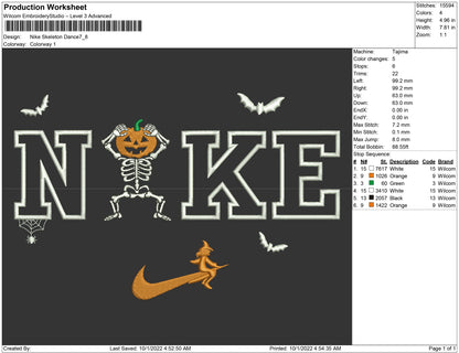 Nike Skeleton Dance