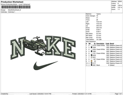 Nike Skidoo Grey