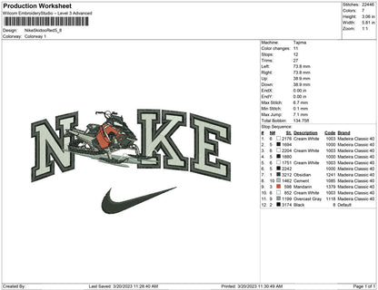 Nike Skidoo Red