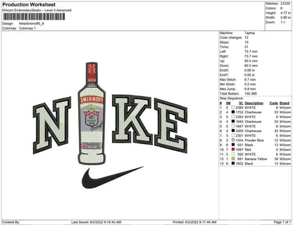 Nike Smirnoff Bottle
