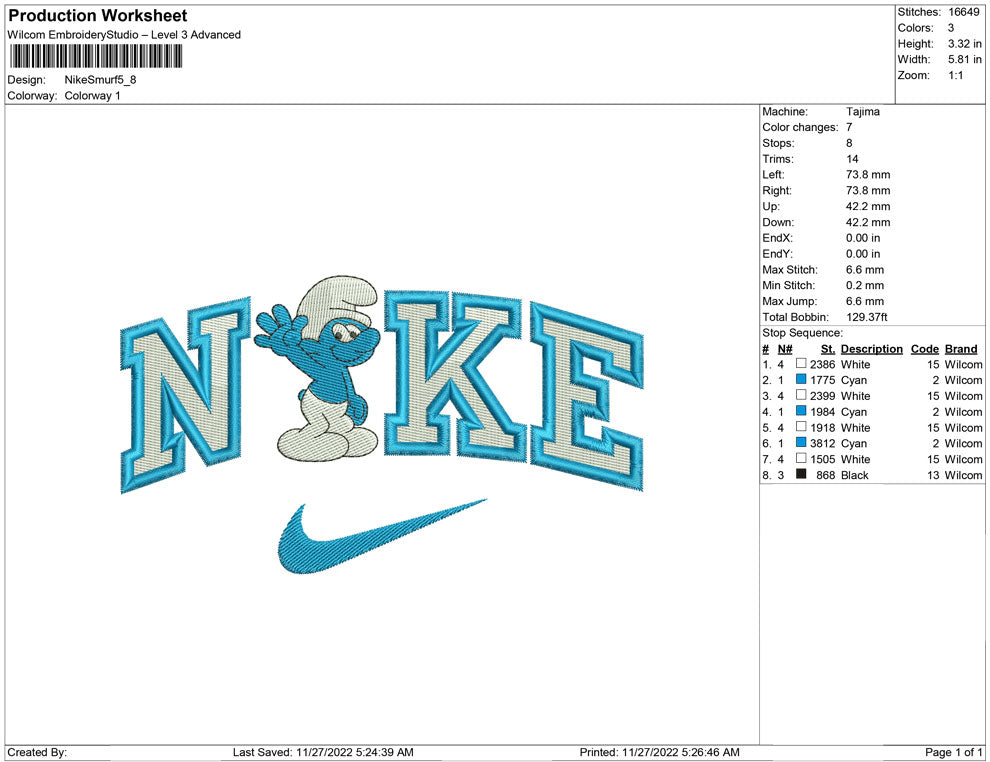 Nike smurf