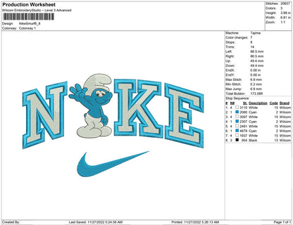Nike smurf