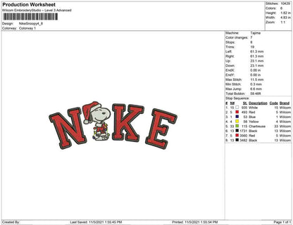 Nike Snoopy