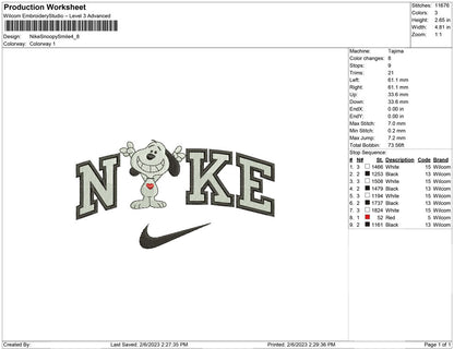Nike Snoopy Smile