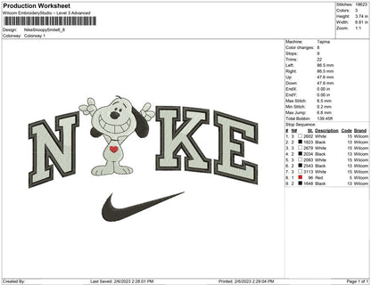 Nike Snoopy Smile