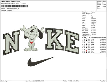 Nike Snoopy Smile