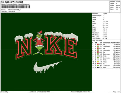 Nike Snow Grinch B