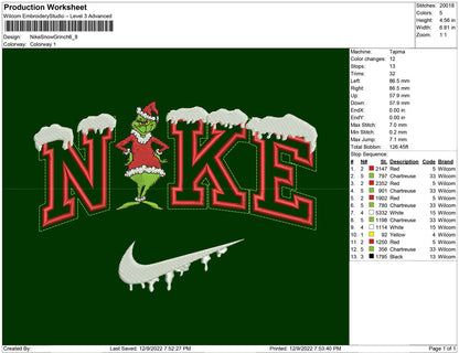 Nike Snow Grinch B