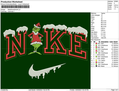 Nike Snow Grinch B