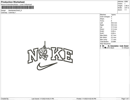 Nike Spiderman Chibi