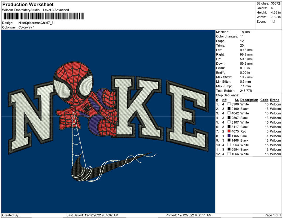 Nike Spiderman Chibi