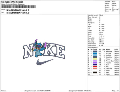 Nike Stitch with Ice Cream