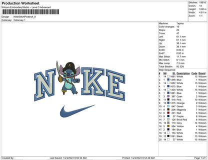 Nike Stitch Pirate