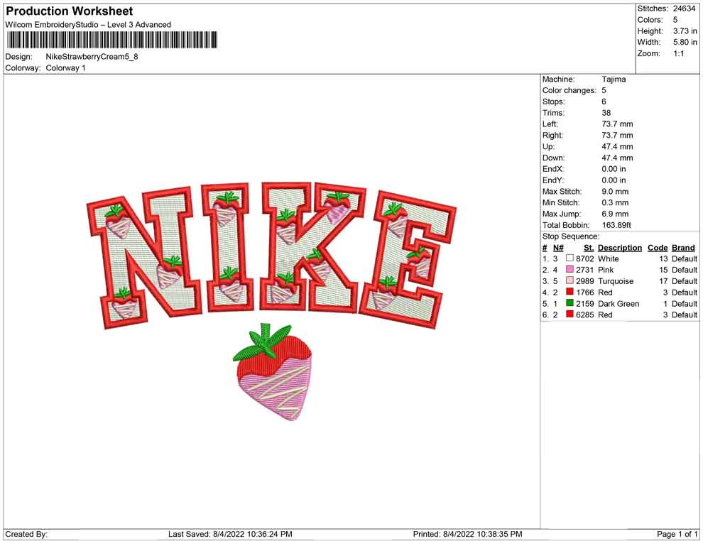 Nike Erdbeercreme