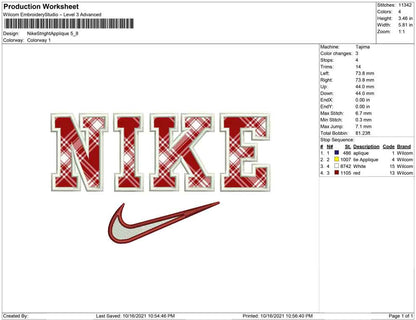 Nike Stright Applique