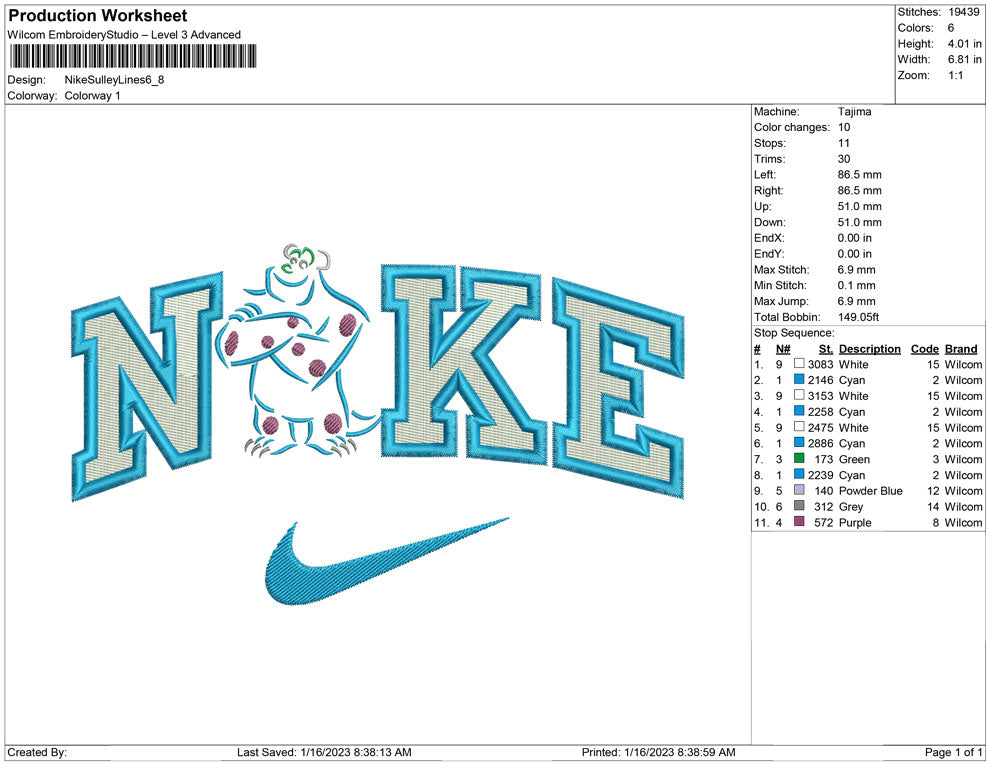 Nike Sulley Lines