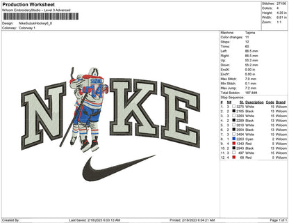 Nike Suzuki hockcey