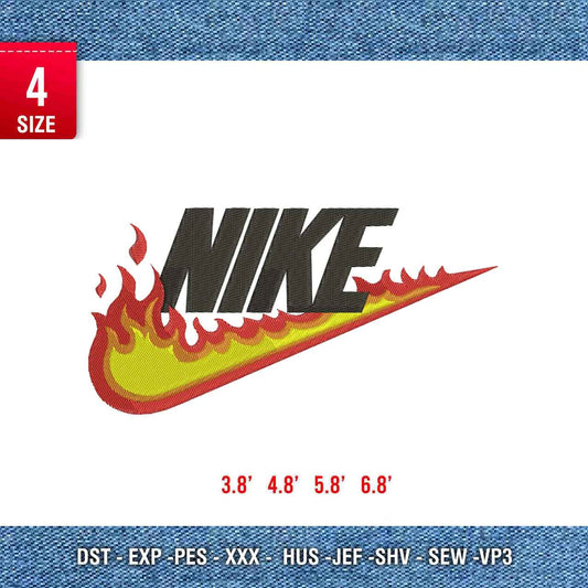Nike Swoosh Feuer