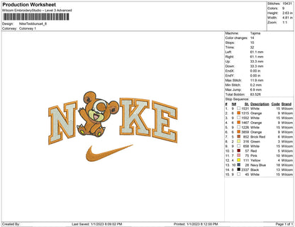 Nike teddiursa