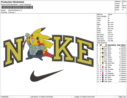 Nike Thor Pikachu