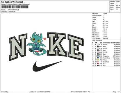 Nike Toothless