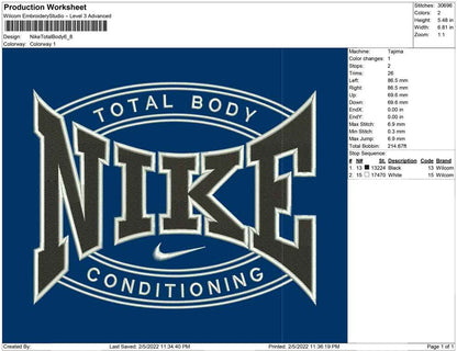 Nike Total Body Conditioning