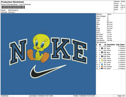 Nike Tweety