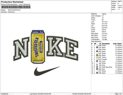Nike Twisted tea Bottle