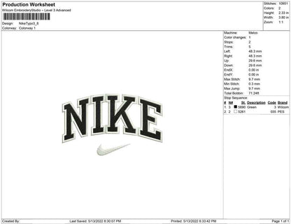 Nike Typo