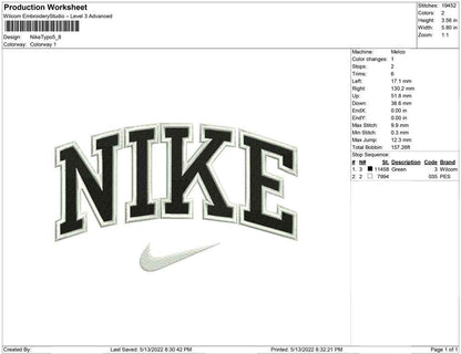 Nike Typo