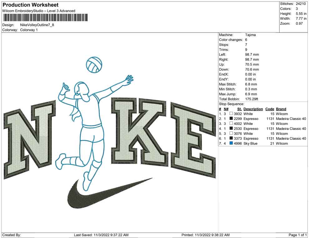 Nike volley