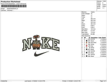 Nike Walle Robot