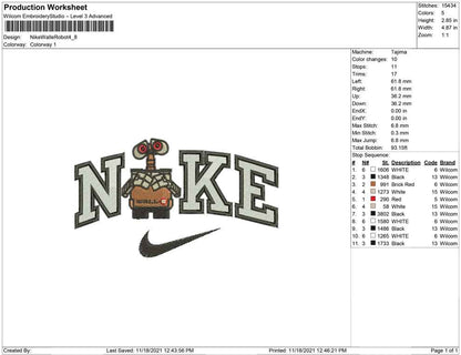 Nike Walle Robot