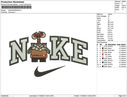 Nike Walle Robot