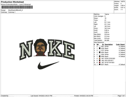 Nike Weeknd Blood