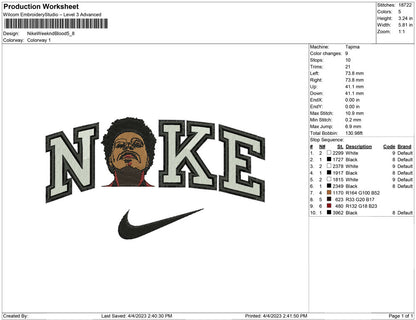 Nike Weeknd Blood